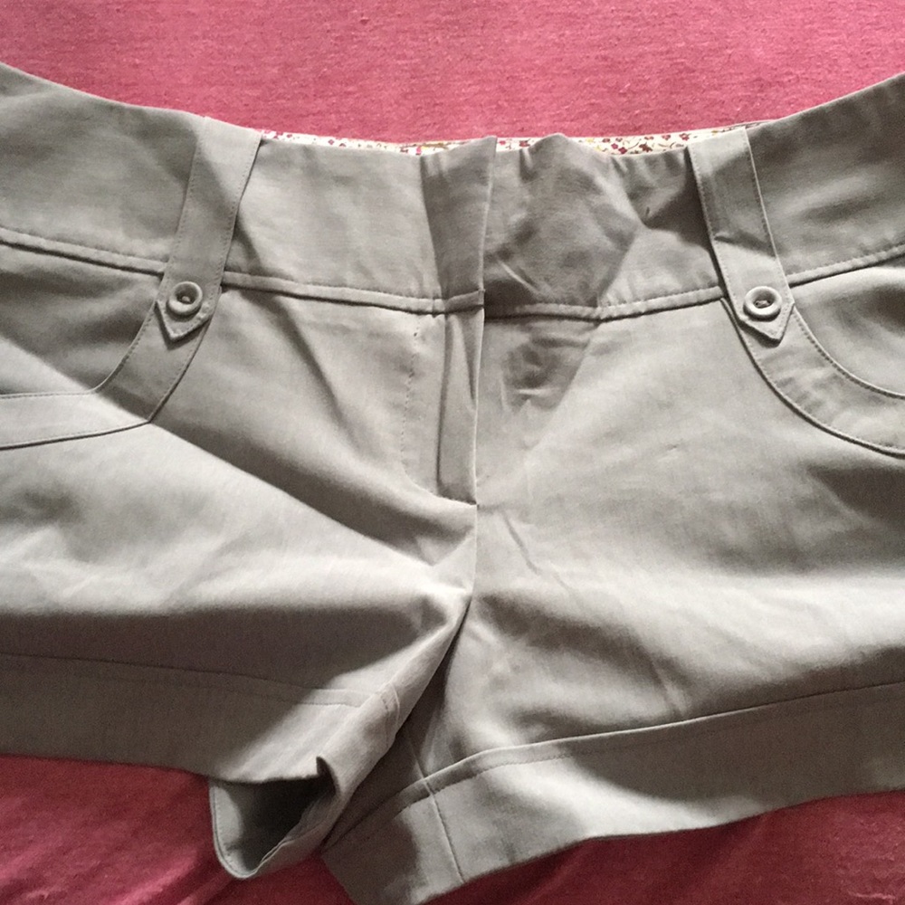 NWT gray dress shorts